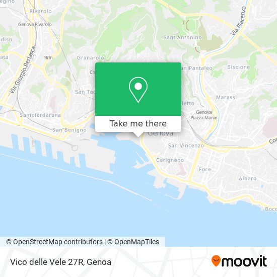 Vico delle Vele 27R map