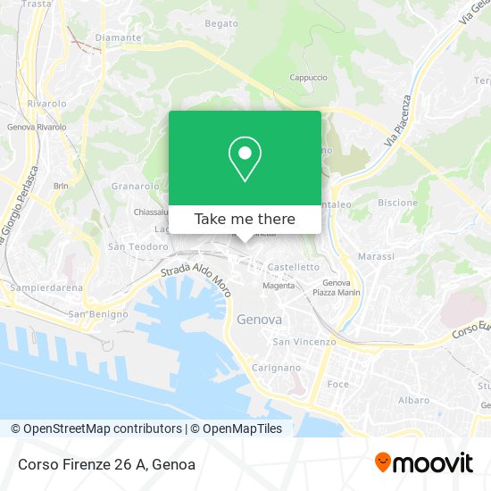 Corso Firenze 26 A map