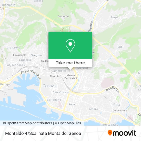Montaldo 4/Scalinata Montaldo map