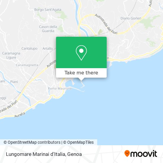 Lungomare Marinai d'Italia map