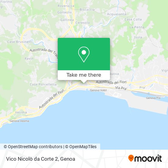Vico Nicolò da Corte  2 map