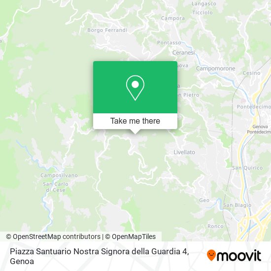 Piazza Santuario Nostra Signora della Guardia  4 map