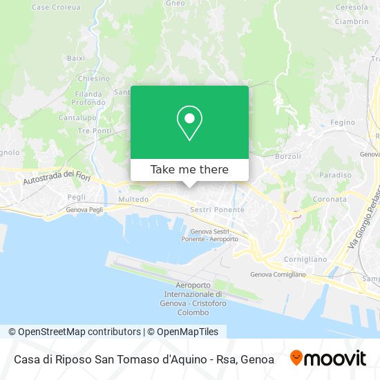 Casa di Riposo San Tomaso d'Aquino - Rsa map