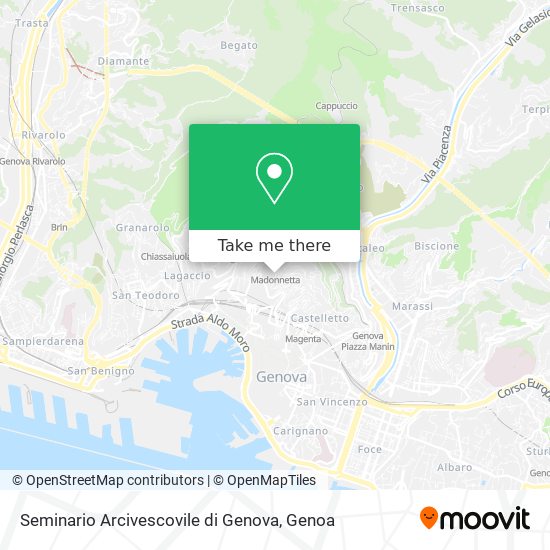 Seminario Arcivescovile di Genova map