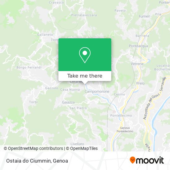 Ostaia do Ciummin map
