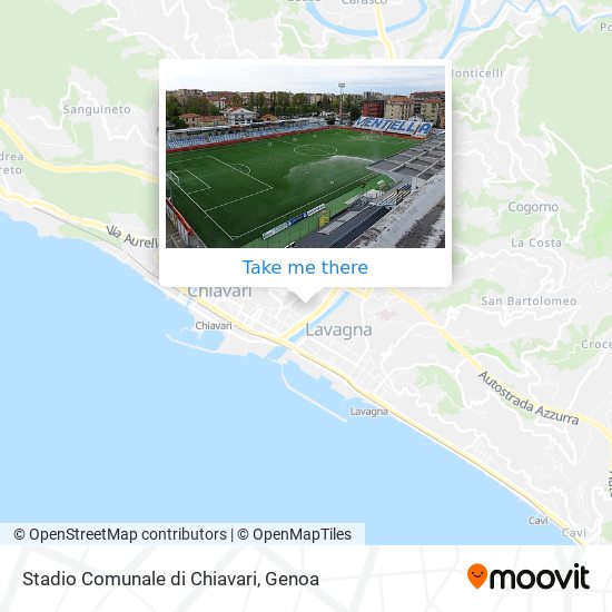 Stadio Comunale di Chiavari map