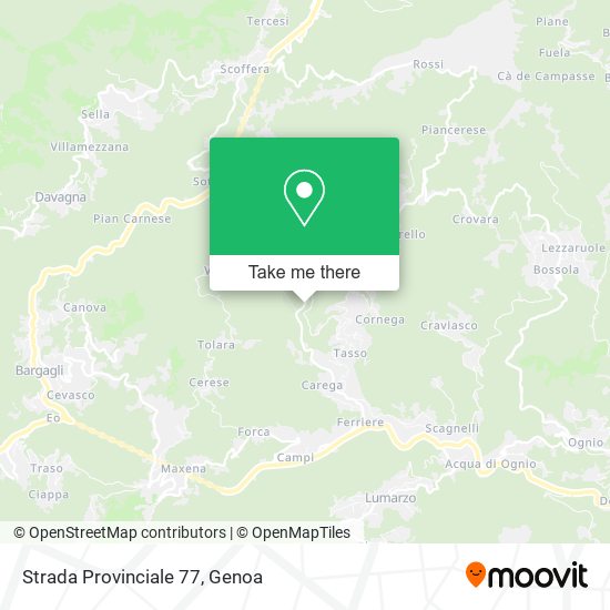 Strada Provinciale 77 map
