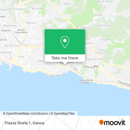 Piazza Sturla  1 map