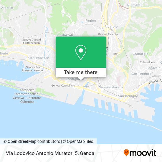 Via Lodovico Antonio Muratori  5 map