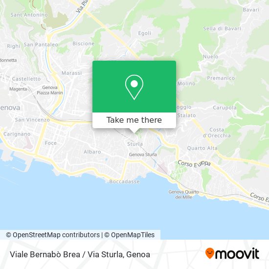 Viale Bernabò Brea / Via Sturla map