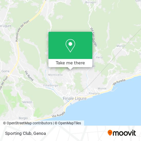 Sporting Club map