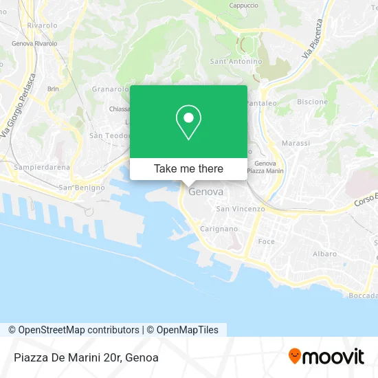 Piazza De Marini  20r map