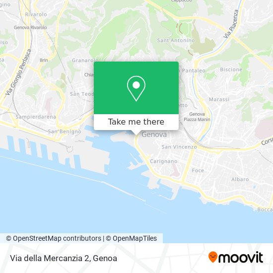 Via della Mercanzia  2 map
