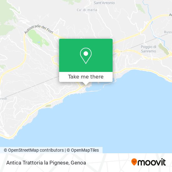 Antica Trattoria la Pignese map