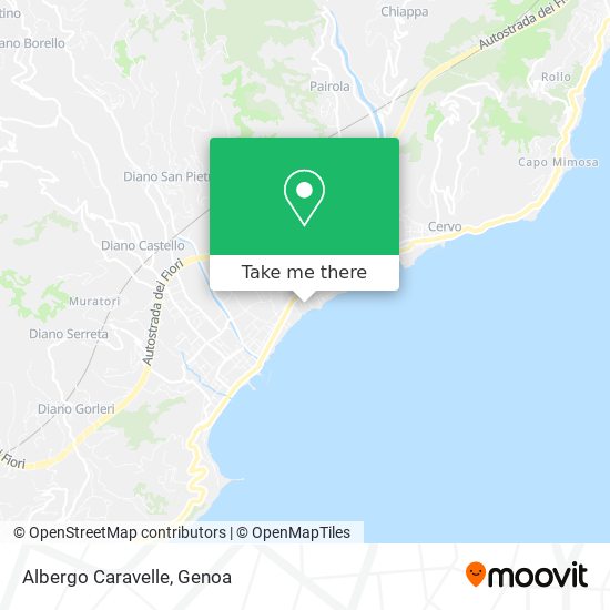 Albergo Caravelle map
