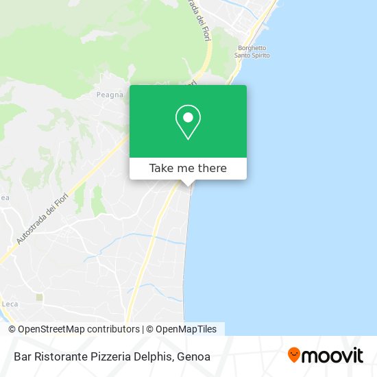 Bar Ristorante Pizzeria Delphis map