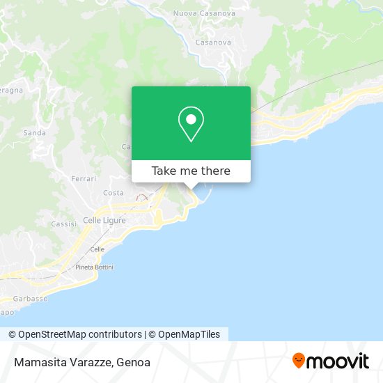 Mamasita Varazze map