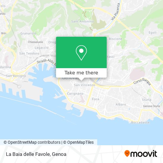La Baia delle Favole map