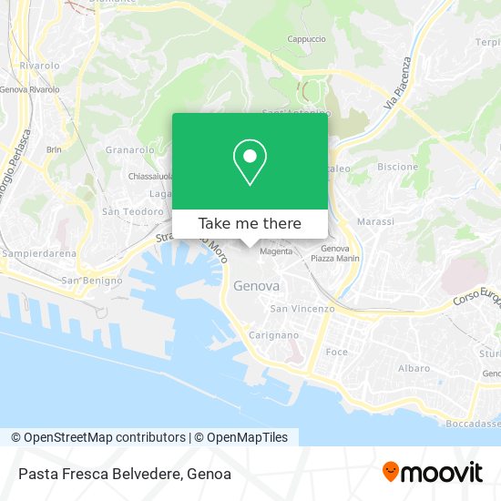 Pasta Fresca Belvedere map