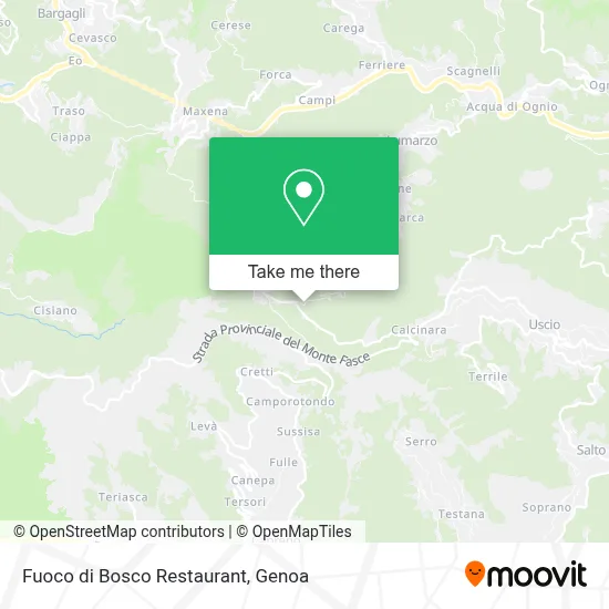 Fuoco di Bosco Restaurant map