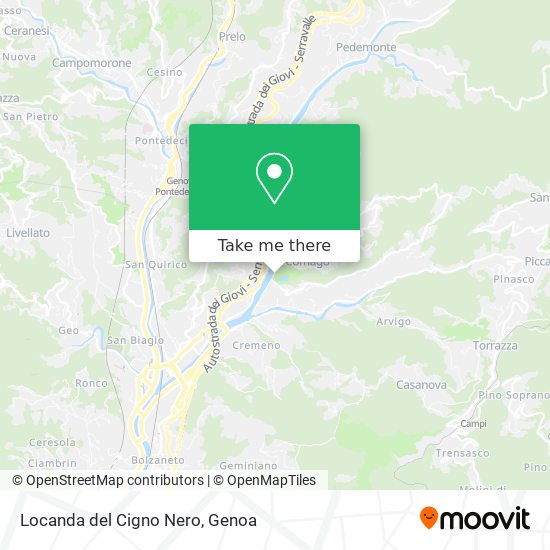 Locanda del Cigno Nero map