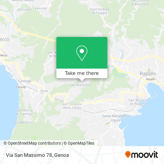 Via San Massimo 78 map