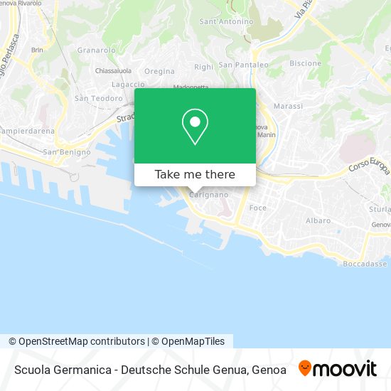 Scuola Germanica - Deutsche Schule Genua map
