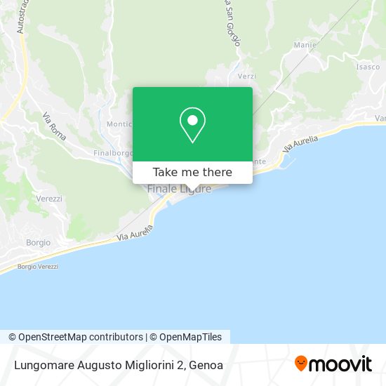 Lungomare Augusto Migliorini 2 map