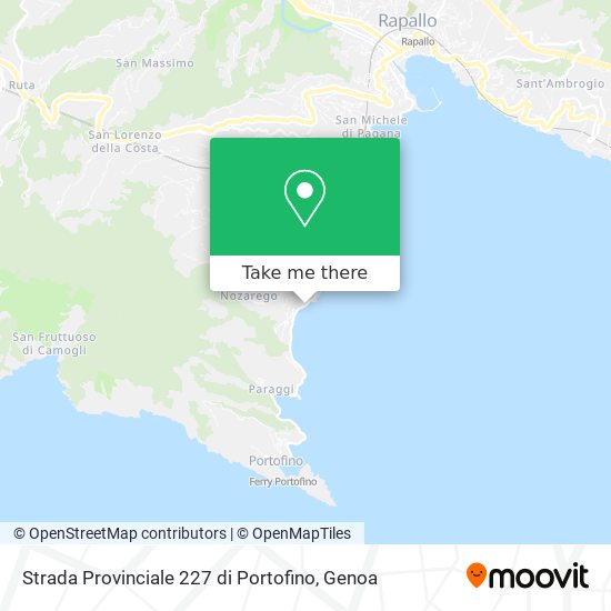 Strada Provinciale 227 di Portofino map