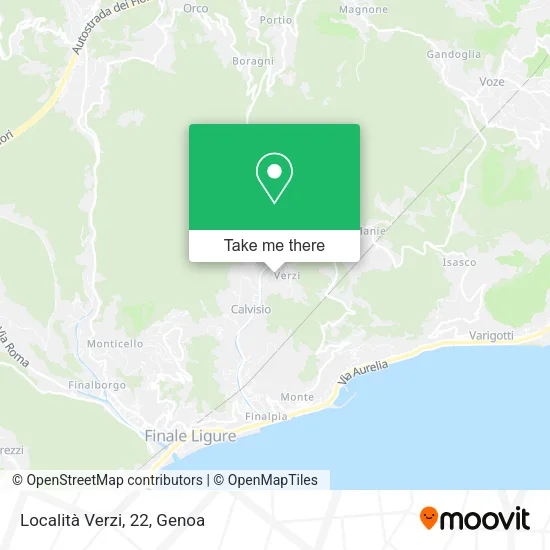 Località Verzi, 22 map