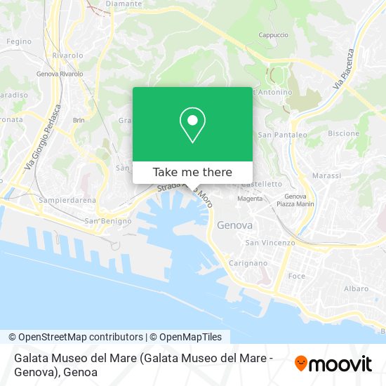 Galata Museo del Mare map