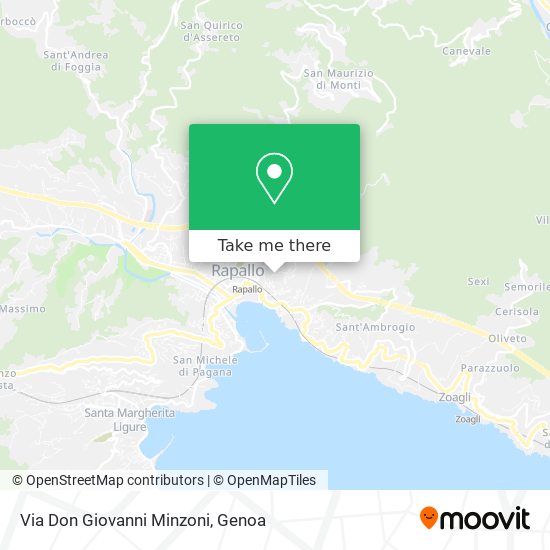 Via Don Giovanni Minzoni map