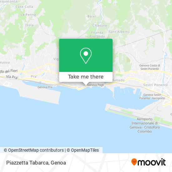 Piazzetta Tabarca map