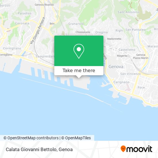 Calata Giovanni Bettolo map