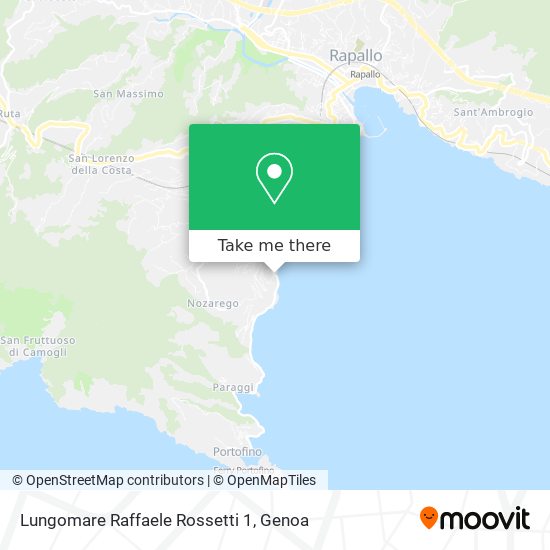 Lungomare Raffaele Rossetti  1 map
