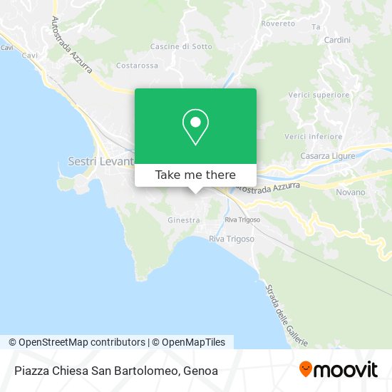 Piazza Chiesa San Bartolomeo map