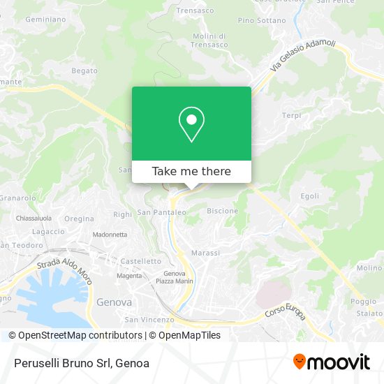 Peruselli Bruno Srl map