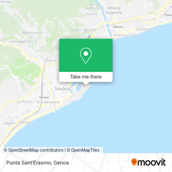 Punta Sant'Erasmo map