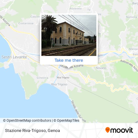 Stazione Riva-Trigoso map