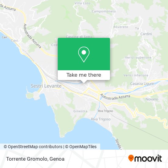 Torrente Gromolo map