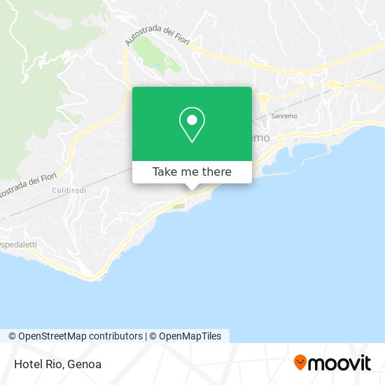 Hotel Rio map