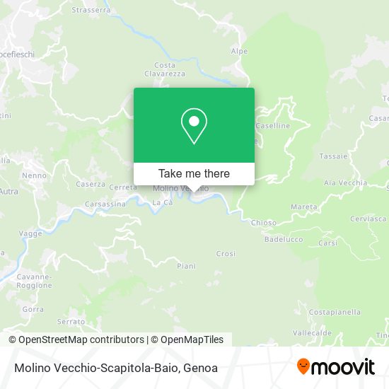 Molino Vecchio-Scapitola-Baio map