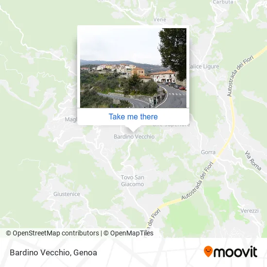 Bardino Vecchio map