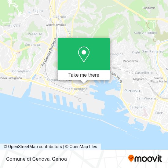 Comune di Genova map