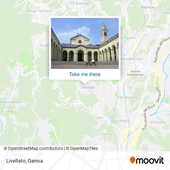 Livellato map