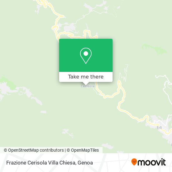 Frazione Cerisola Villa Chiesa map