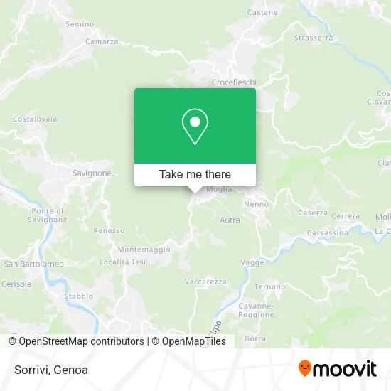 Sorrivi map