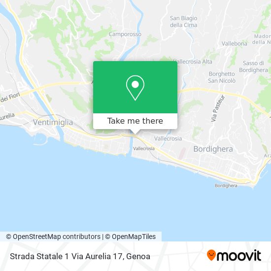 Strada Statale 1 Via Aurelia 17 map