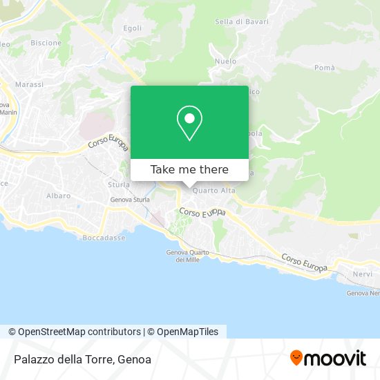 Palazzo della Torre map