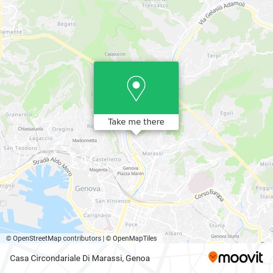 Casa Circondariale Di Marassi map